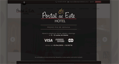 Desktop Screenshot of hotelportaldeleste.com.ar